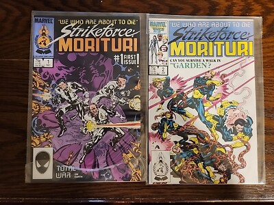 Strikeforce Morituri #1 & #2 Key 1st App Radian Brent Anderson Peter Gills
