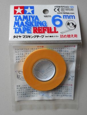 Tamiya Masking Tape Refill 6 Mm (set 3 Pz) #87033