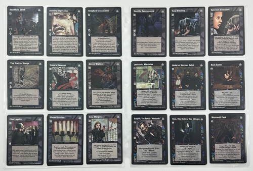WotC Vampire TES Dark Sovereigns CCG 1995 COMPLETE SET LP-NM (A) - Picture 5 of 12