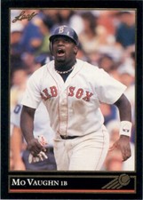 1992 Leaf Black Gold Mo Vaughn Boston Red Sox #103 Baseball Card