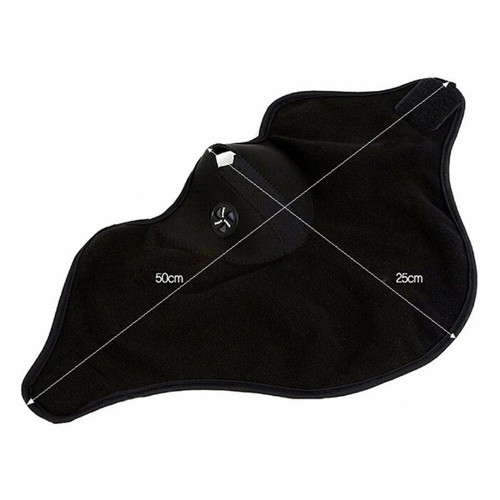 Winter Warmer Skiing Half Face Mack Thermal Fleece Balaclava Neoprene Neck Scarf - Picture 12 of 15