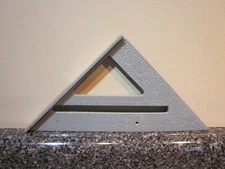 TOOL SHOP 7" Rafter Square - Aluminum Alloy - 243-5958 Used Excellent Condition