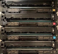 Canon Genuine OEM 045 Black and Color LaserJet Toner Cartridges Set of 4 