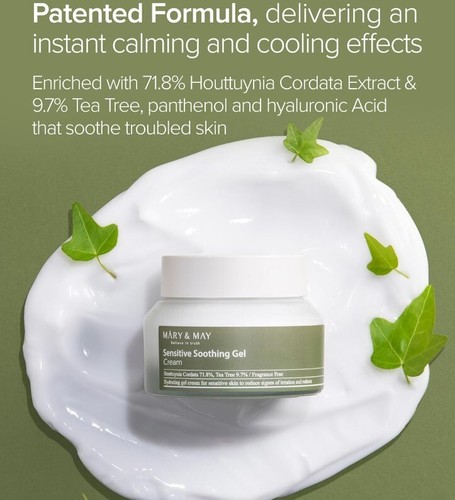 Mary & May Sensitive Soothing Gel Cream 70ml / 2.46 fl. oz. - Afbeelding 4 van 11