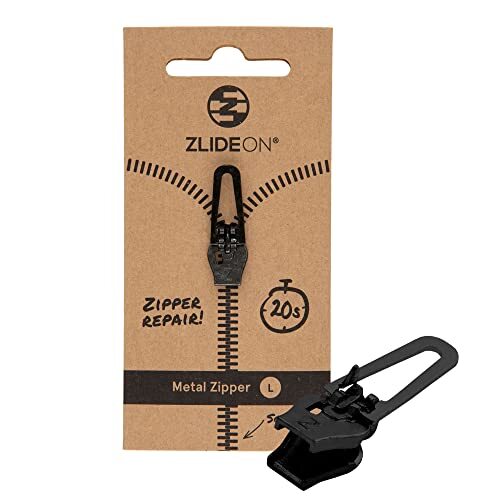 Normal Zip Pull Zipper Pull Replacement - 1pcs, Normal (L) - 5A - Black Normal Metal (L ...