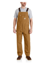 New Carhartt Mens Duck Bib Overall Relaxed Fit 2XL Regular 46 x 32 Outdoor