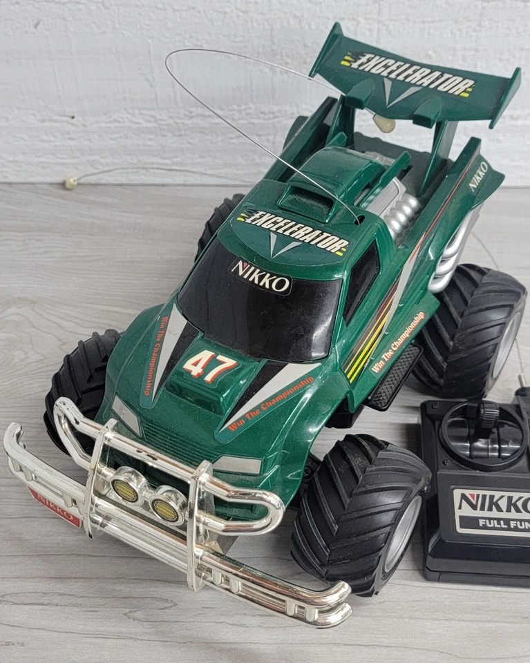 Radiocontrol Vehículo Monster Truck Vintage NIKKO Excelerator RC RARO Funcionando Foto 2 de 4
