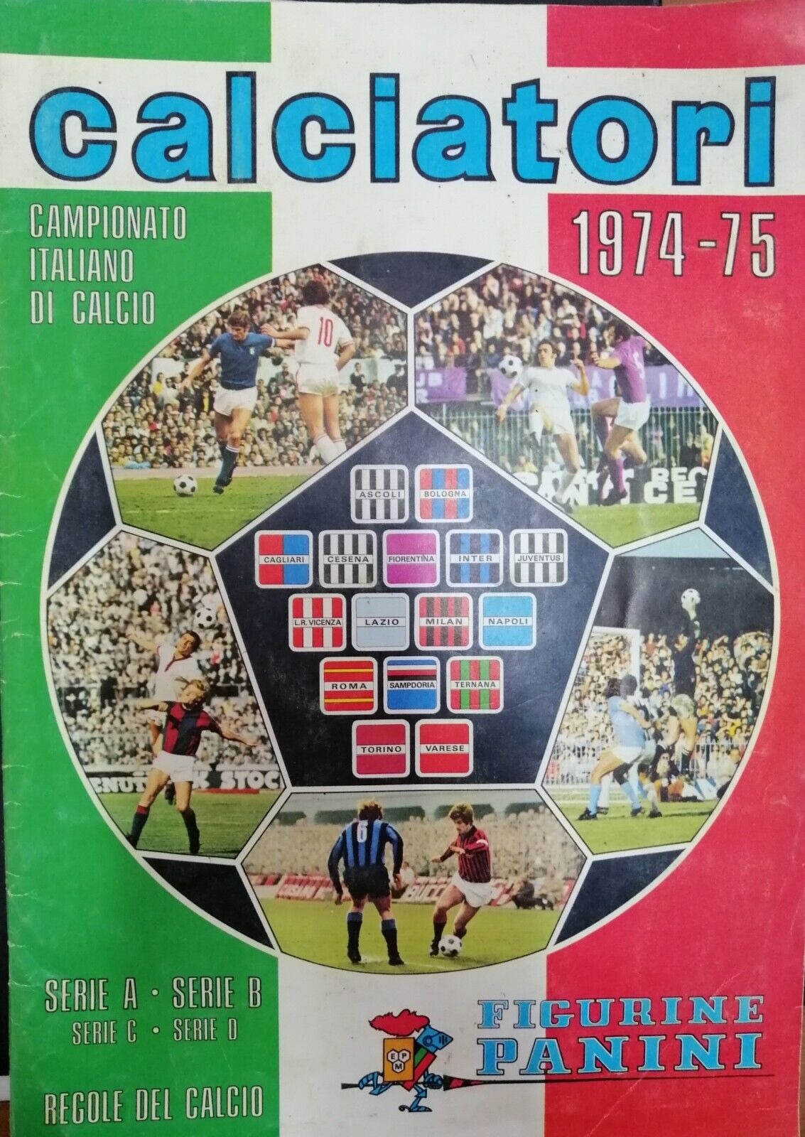 Panini - Calciatori 1974/75 - Incomplete album - Catawiki