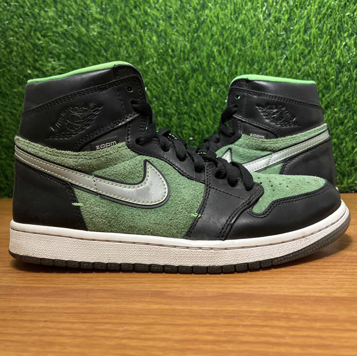 Nike Air Jordan 1 Retro High Zoom Zen Green Black Size 8 Nike Air Jordan 1 Retro High Zoom Zen Green Black Size 8