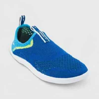 Speedo Junior Surf Strider Water Shoes Socks Parrish Blue Medium 2-3 NEW W/ Tags