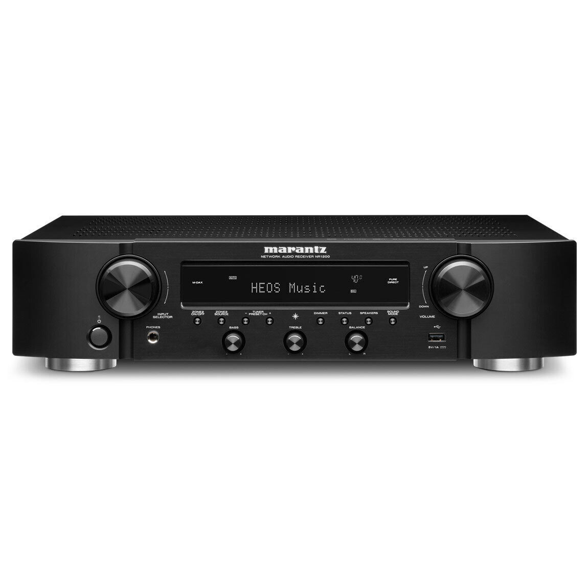 MARANTZ NR1200 schwarz AV-Receiver (Sprachsteuerung, 4K, DAB+, WiFi, Bluetooth)