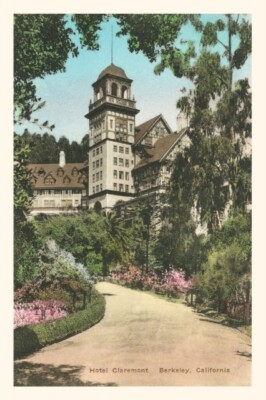 Found Image Press - Vintage Journal Hotel Claremont Berkeley - New pa - X555z
