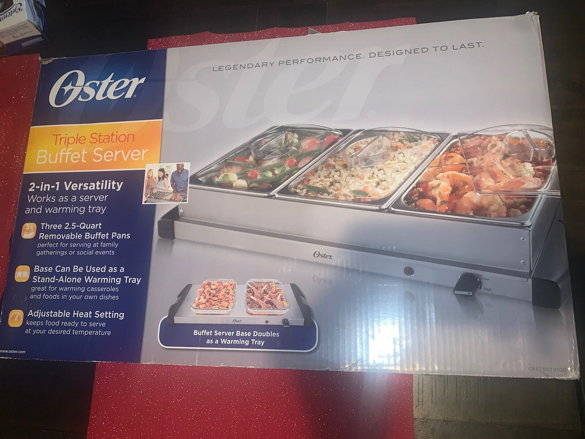 Oster triple outlet warming tray