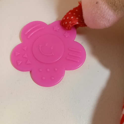 Rudolph Clarice Red Nosed Reindeer Baby Music Sensory Activity Toy Teether 8" - Picture 6 of 8