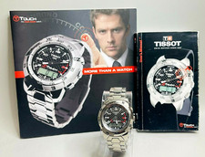Reloj Tissot Touch 1853 Vintage Titanio Cristal Zafiro Funcionando Con Papeles