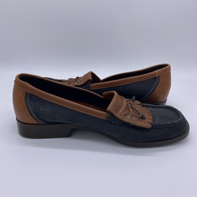 Bally Kiltie Loafer Mens 10 Italy Spectator Two Tone Leather Moc Toe Dress Shoes Bally Kiltie Loafer Mens 10 Italy Spectator Driving Leather  main image 4