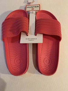 hunter slide sandals