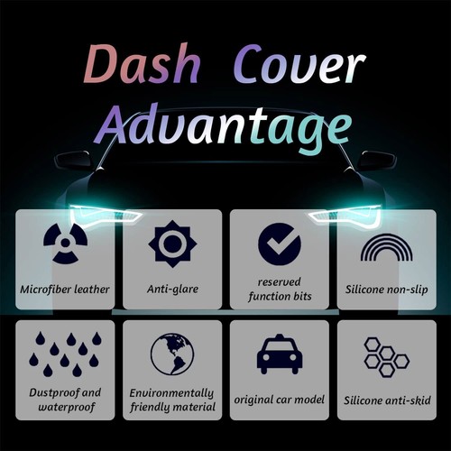 Car Dash Cover for Honda CR-V Accessories 2025-2023 CRV Dashboard Non-slip Mat - Picture 8 of 10