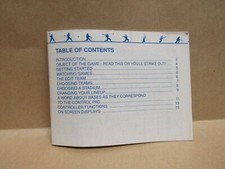 BASES LOADED 3 RYNE SANDBERG Manual - no game .... NES Nintendo