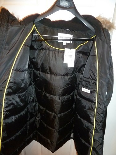 NEW Unisex Guy Laroche Homme XXL Parka Puffer Jacket Down Designer GLH-92 Black - Picture 9 of 12