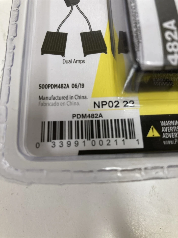 New Scosche PDM482 2-Way Power Distribution Block for Dual AMPS Platinum Finish - Image 3 of 3
