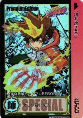 Tsunayoshi Sawada Shonen Jump Special Custom Anime Collectible Card