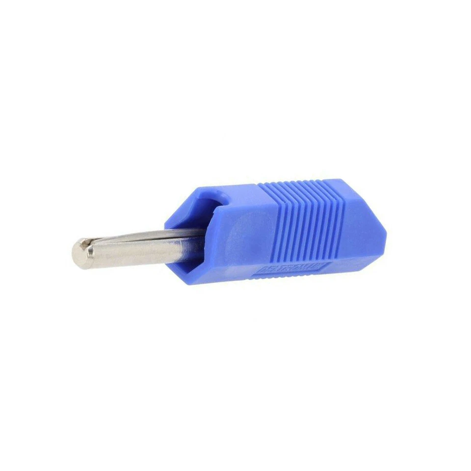 553-0200 mâle 4mm bananes 16A 50VDC bleu pour lignes 2,5mm² DELTRON - Photo 1/1
