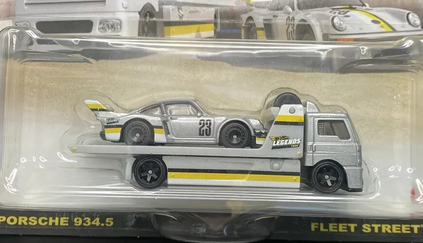 NEW Hot Wheels Premium Legends Team Transport Porsche 934.5 & Fleet Street 🆓📦 - Image 2 of 3