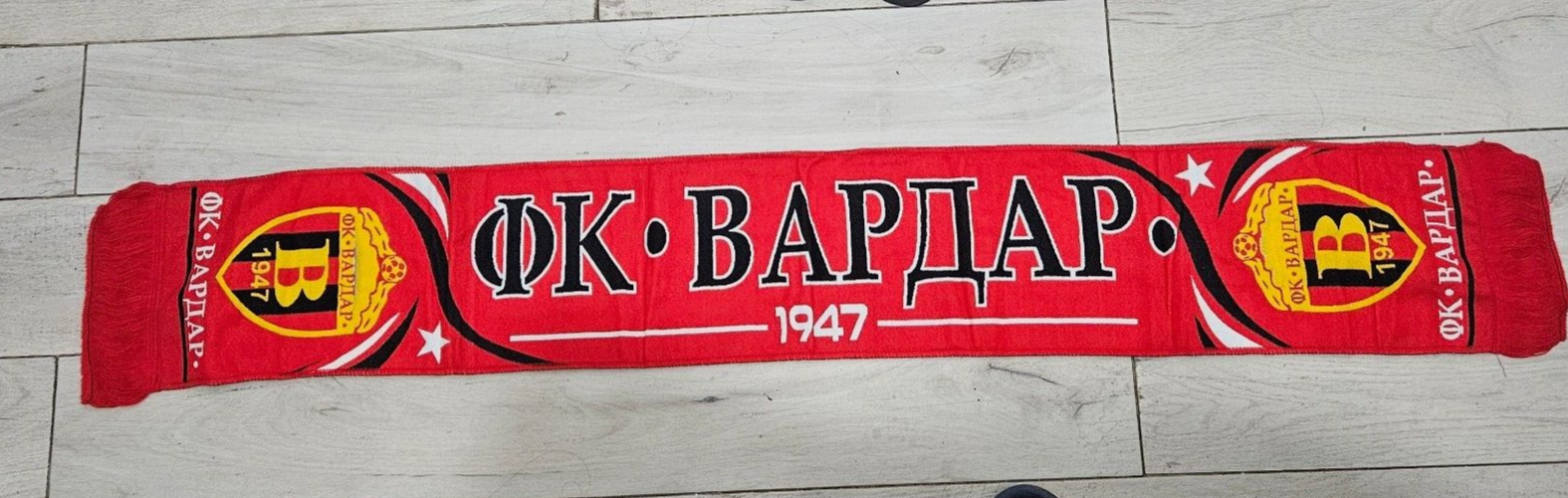 Scarf FC Vardar Makedonija Komiti Macedonia Football Fan Support-image
