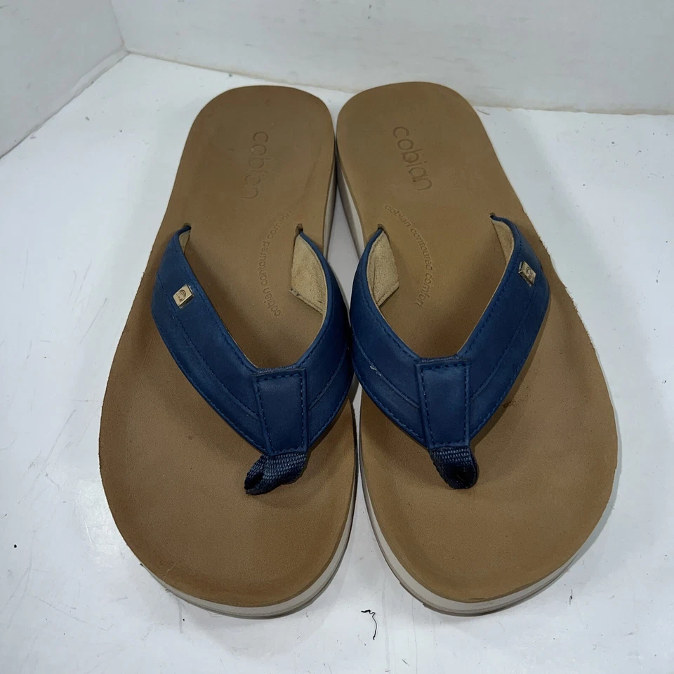 Sandalias Cobian para mujer Reya Rise Chanclas Azul Marino Talla 9 Foto 2 de 4