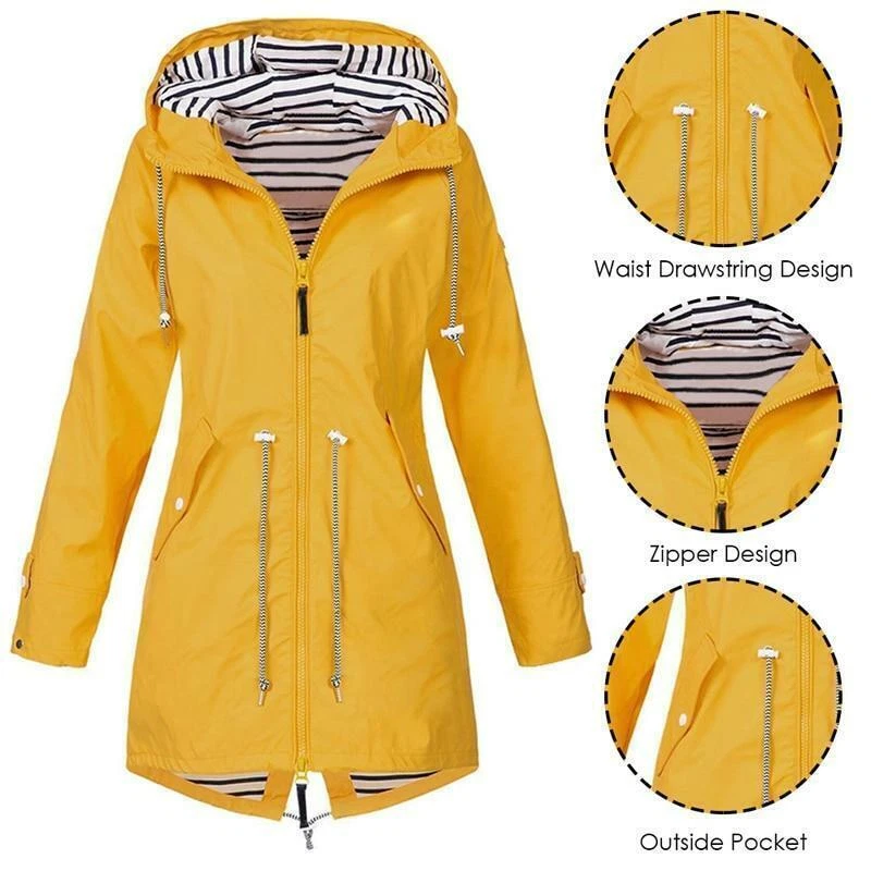 Chaqueta De Transici n Impermeable Chamarras Para Mujer Ropa De Senderismo Frio