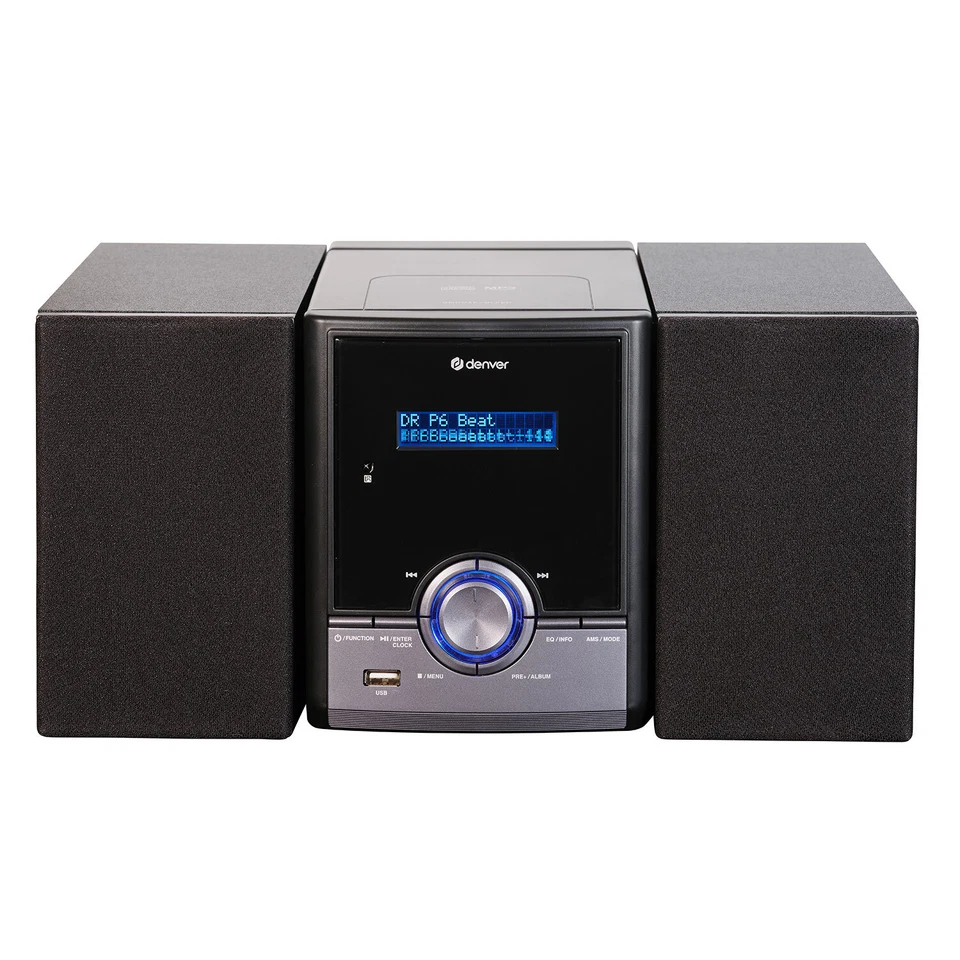 Denver MDA-285 Bluetooth Mini Kompaktanlage DAB+ FM CD Schwarz "Gratis Versand"