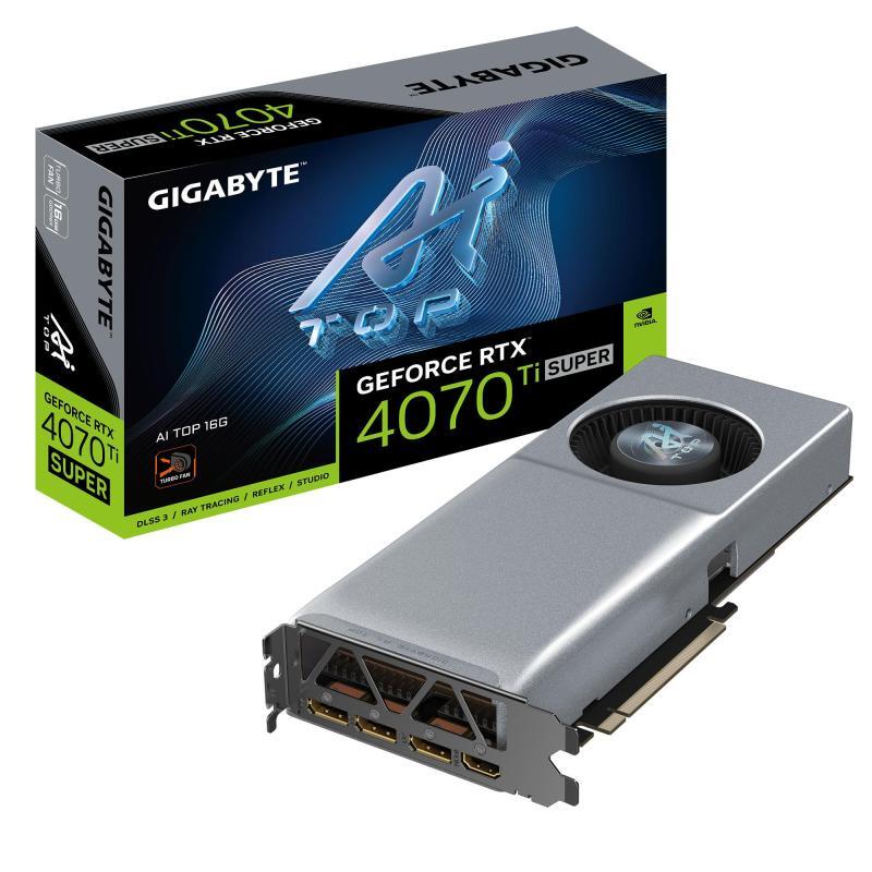 GIGABYTE GeForce RTX 4070 Ti SUPER AI TOP 16G Graphics Card - 16GB GDDR6X, 256bi | eBay GIGABYTE GeForce RTX 4070 Ti SUPER AI TOP 16G Graphics Card - 16GB GDDR6X, 256bi | eBay