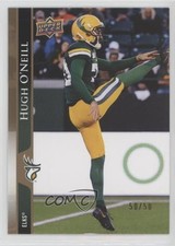 2021 Upper Deck CFL Gold 50/50 Hugh O'Neill #40 9uf