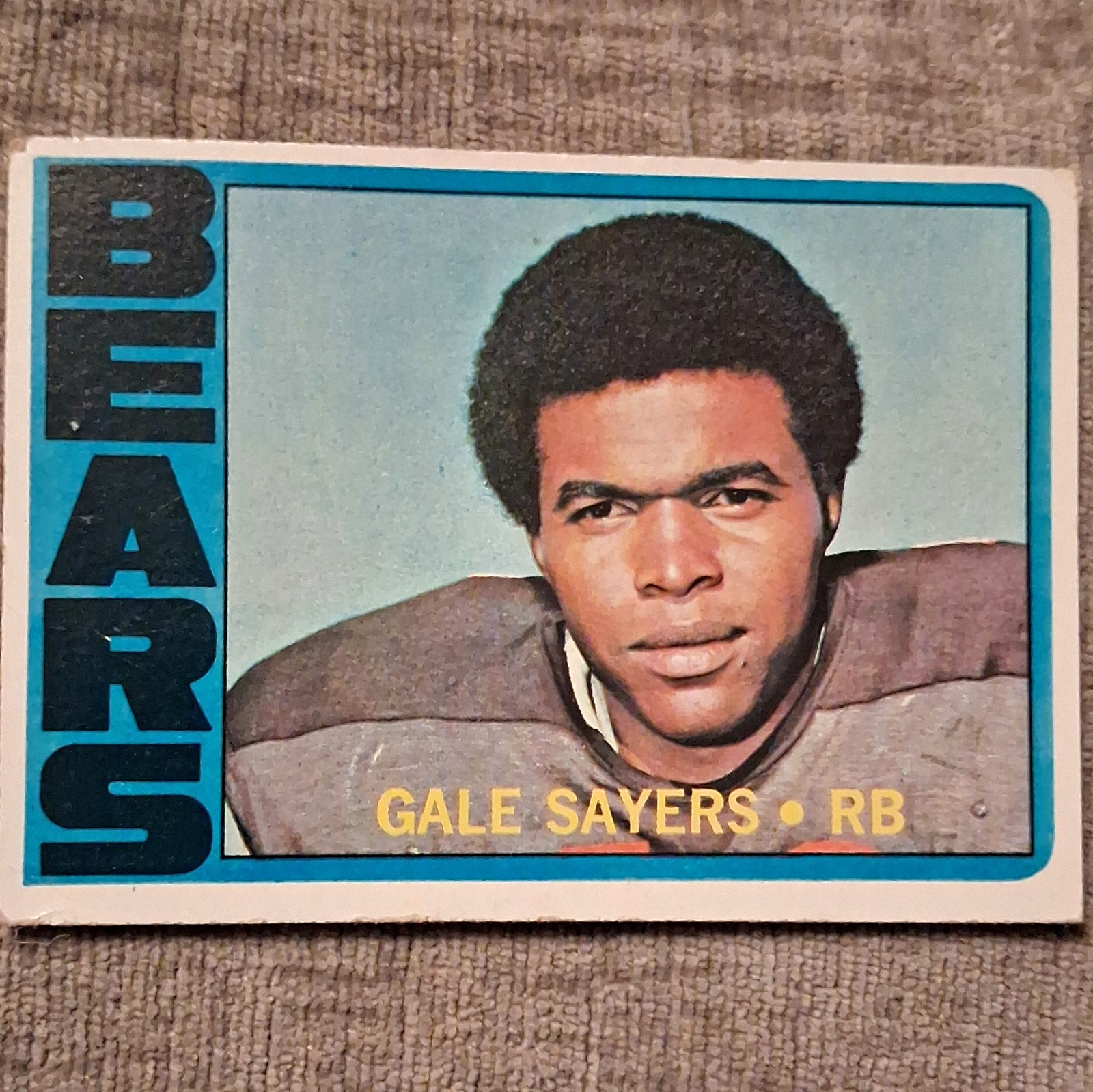 Topps 1972 Gale Sayers #110 Chicago Bears NFL Football Trading Card