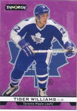 2024/25 SYNERGY..TIGER WILLIAMS..NHL IMPRESSIONS..MAGENTA../299..MAPLE LEAFS