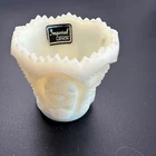 Fenton Hobstar Custard Glass Toothpick Holder