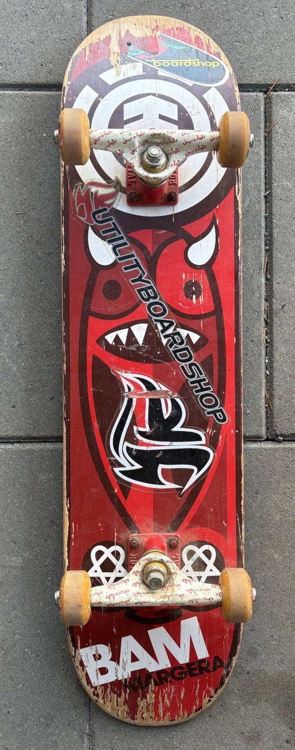 Element Bam Margera Skateboard Deck - Art By Don Pendleton -