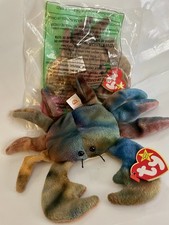 CLAUDE the Crab Beanie Baby 1996 and CLAIDE Mc Donald  s Happy Meal