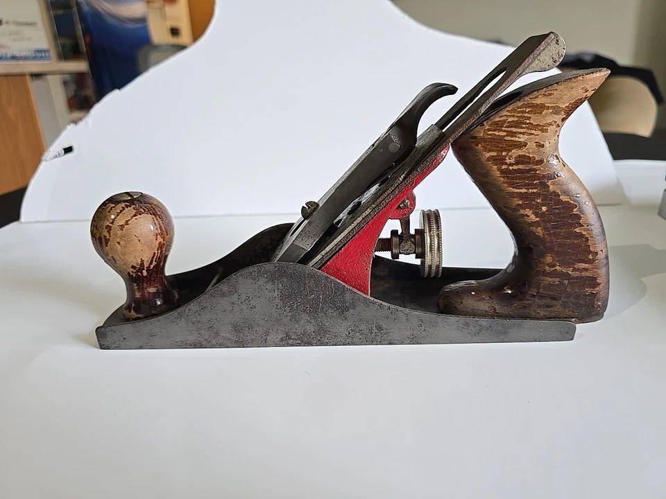 老式 Craftsman 美国光滑底部 9.5 x 2.325 英寸木飞机  — 第 3/3 张图片