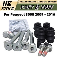 2X Front Brake Caliper Slider Pin Guide Bolt Kit Grease For Peugeot 3008 09-16