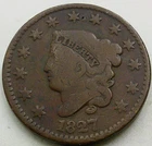 Photo of a 1827-P Large Cent from an eBay listing that sold on Jul 18, 2026