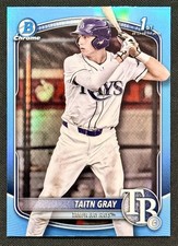 Taitn Gray (1st Light Blue Refractor) & Justyn-Henry Malloy (RC Purple / 250)