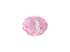 Swarovski Crystal Faceted Rondelle / Briolette 5040 - 6mm Light Rose - 10 Beads