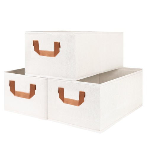 Large Storage Bins for Shelves Fabric Storage Baskets for Organizing Clothes
