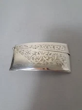 Antique Hallmarked Silver Card Case Birmingham 1911Henry Williamson Ltd 30g