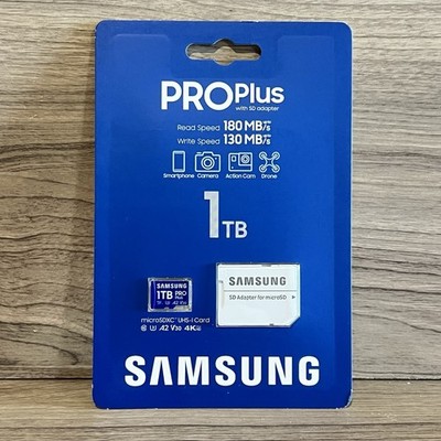 Samsung - Pro Plus 1 TB microSDXC UHS-1 Memory Card