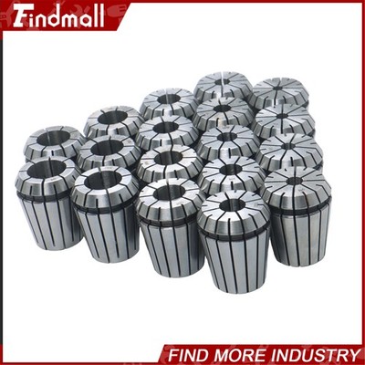 Findmall Precision ER32 Collet Set 18 Pack .0002'' TIR 7/32 3/4 Inch 1/32 Step
