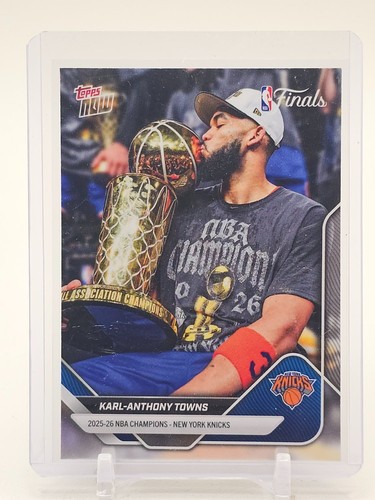 KARL-ANTHONY TOWNS 2025-26 TOPPS NOW NBA FINALS IMAGE VARIATION SP #C5-SP Q3562