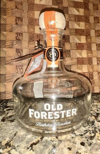 Old Forester Birthday Bourbon 12 Year Empty Bottle 2024 Distillery